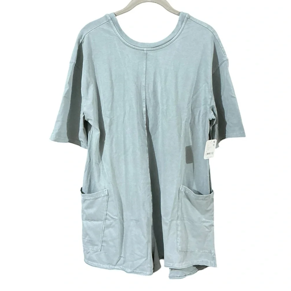 FP MOVEMENT Hot Shot Tee Romper Summer Storm NWT - Picture 2 of 8